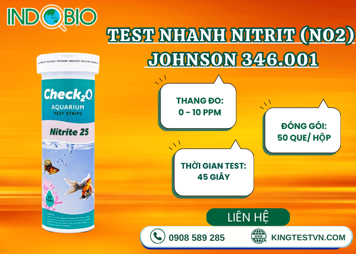 Vì sao nên chọn que test nitrit Johnson 346.001 ?
